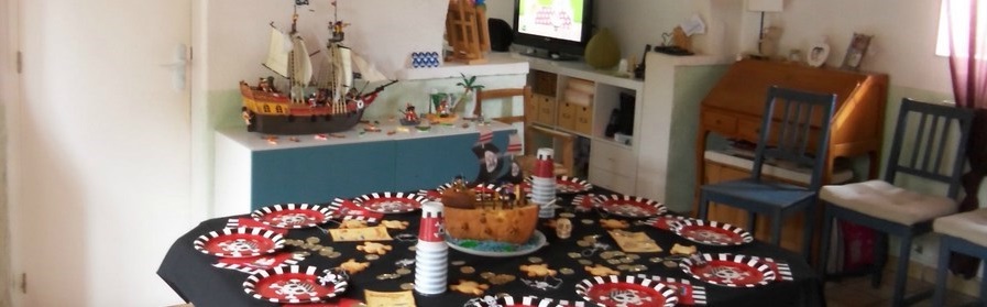 Décoration de pirate
