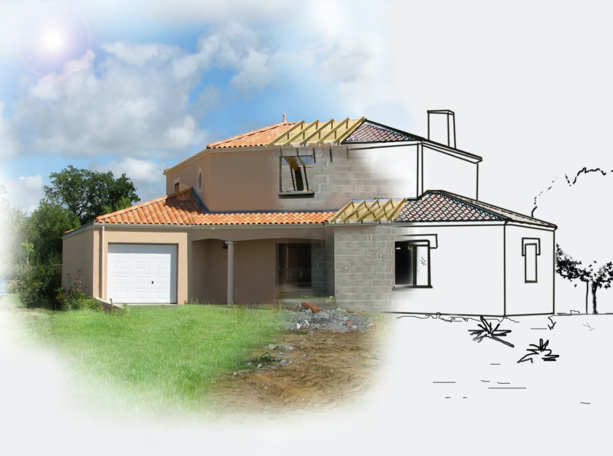 Maison individuelle dessin