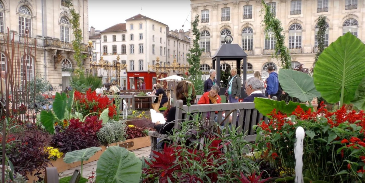 Jardin éphémère villes France