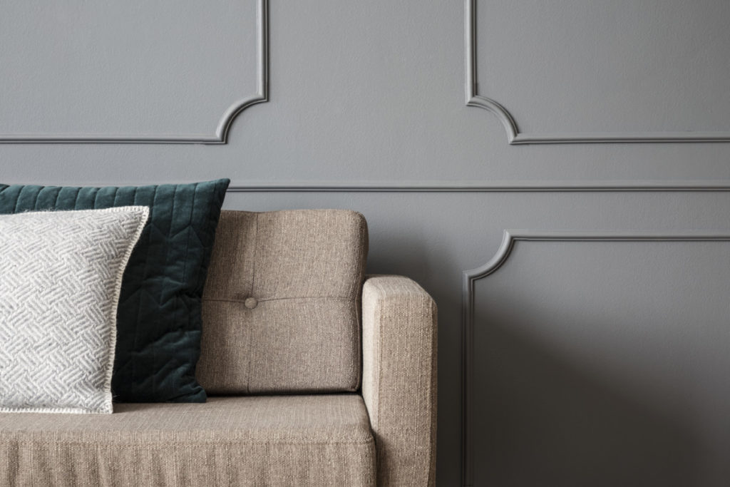 Décoration style Parisienne avec moulures