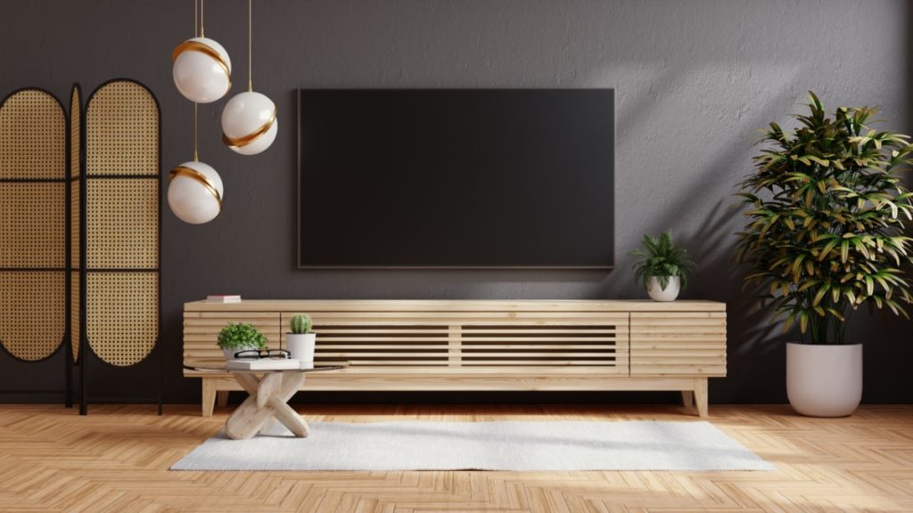 Meuble télé en bois recyclé