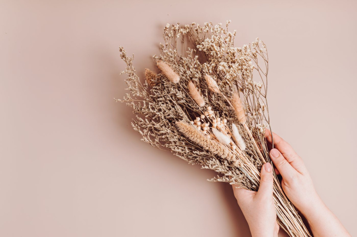 Bouquet fleurs séchées DIY