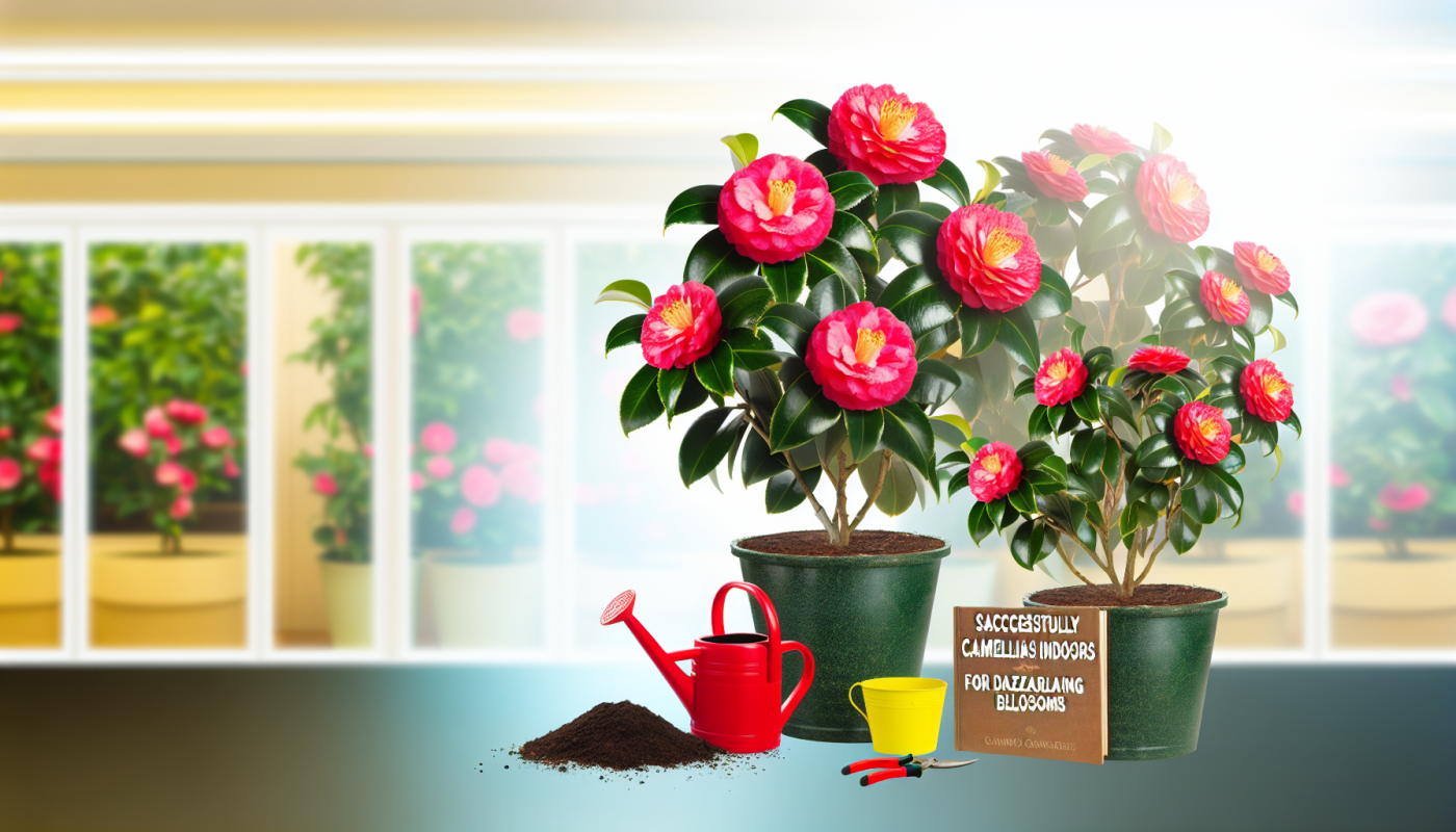 Réussir la culture des camélias en intérieur : astuces et soins essentiels pour une floraison éblouissante