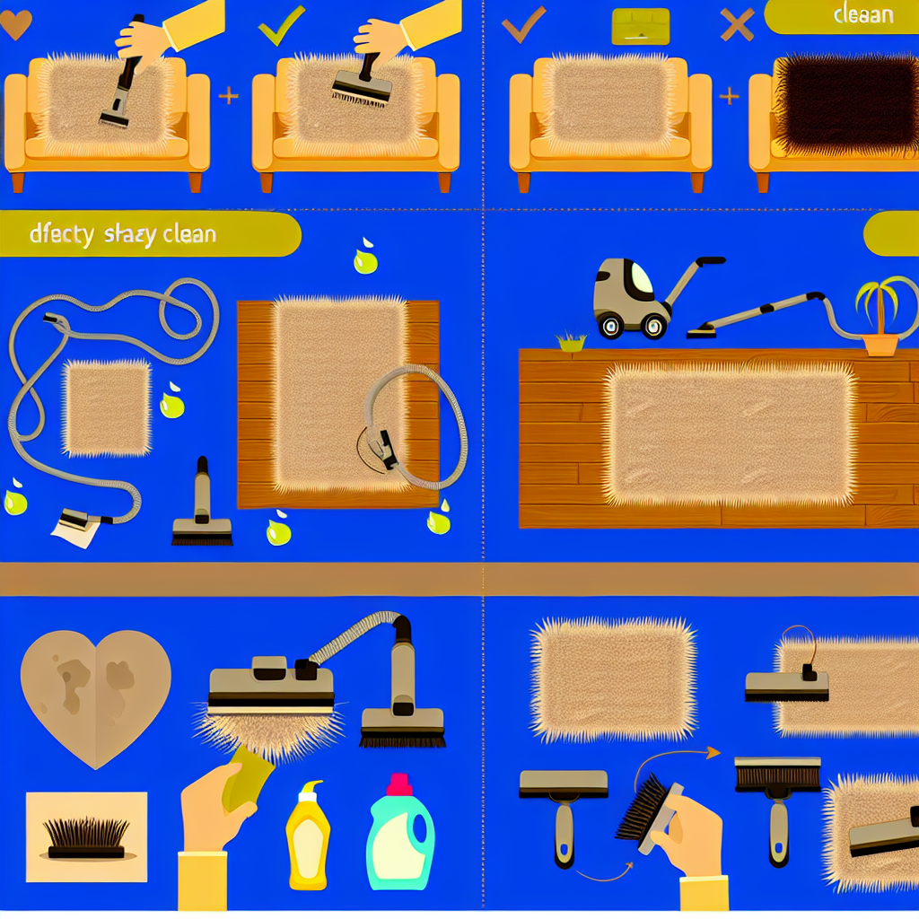 Entretien et nettoyage efficace de votre tapis shaggy : guide complet