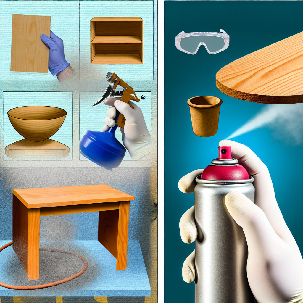 Guide pratique : comment peindre du bois à la bombe pour un résultat impeccable
