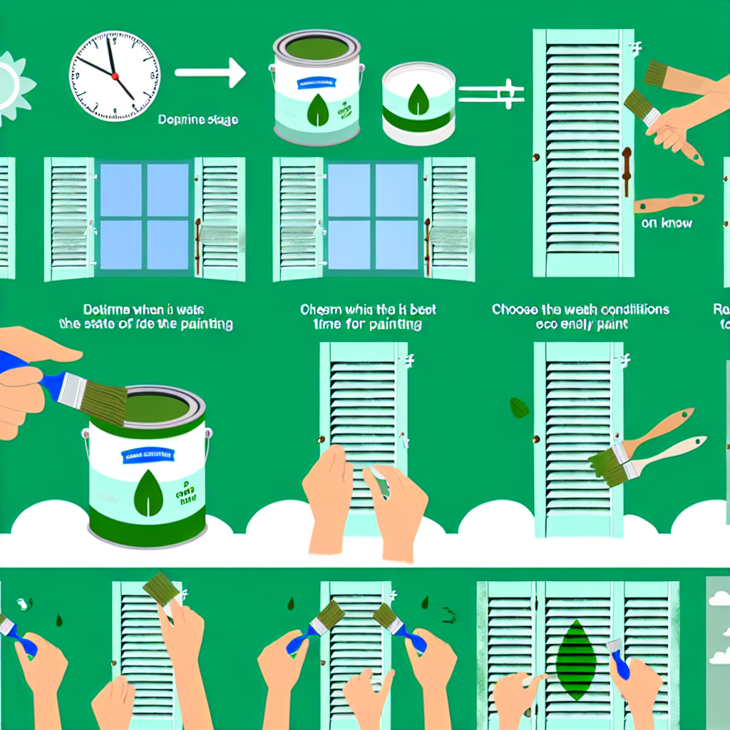 Guide pour repeindre ses volets : quand, comment et pourquoi choisir une peinture écologique