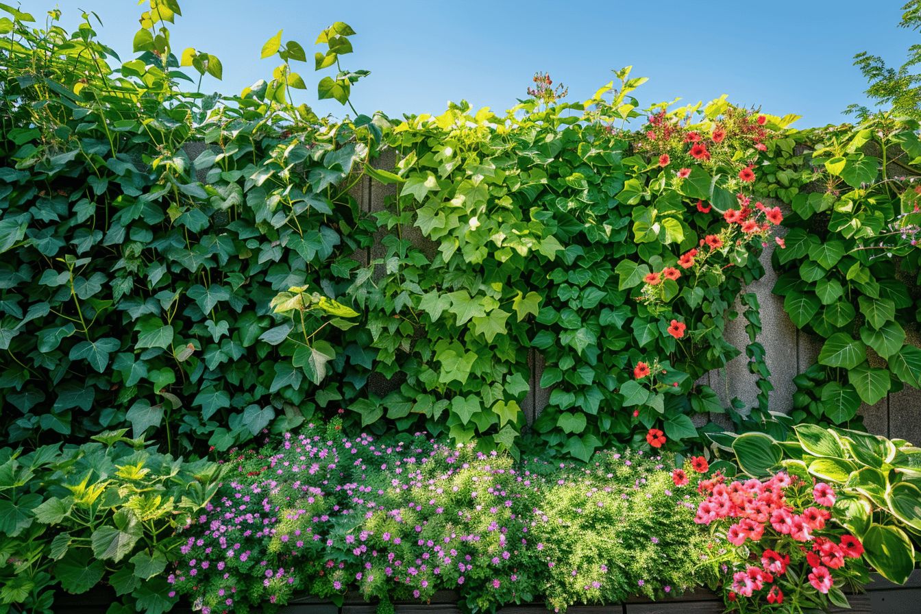 Guide pour choisir les plantes grimpantes idéales pour un mur fleuri et respectueux de l'environnement