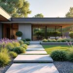 découvrez nos idées d’aménagement pour un massif moderne devant votre maison, avec une sélection de plantes adaptées pour un jardin esthétique et facile à entretenir.