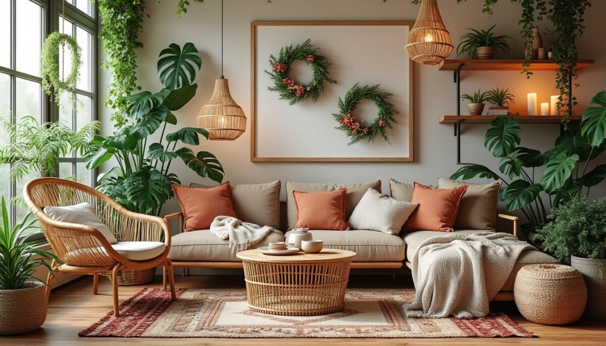 découvrez des idées déco naturelles pour un salon bohème chaleureux et accueillant, alliant confort, matières authentiques et ambiance cosy.