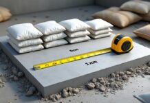 Combien de sacs de béton tout prêt pour 1 m2 selon l’épaisseur découvrez combien de sacs de béton tout prêt sont nécessaires pour couvrir 1 m² selon l'épaisseur souhaitée. guide pratique pour un dosage précis et efficace.