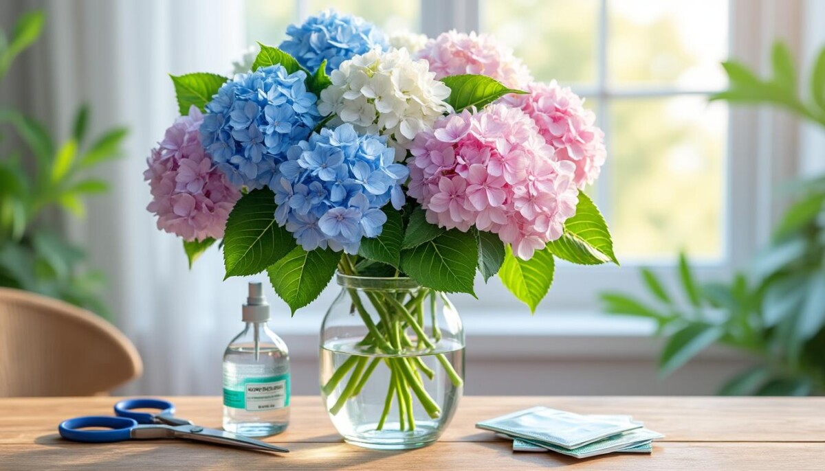 découvrez nos astuces efficaces pour conserver vos fleurs d'hortensia dans un vase plus longtemps et profiter de leur beauté durable.
