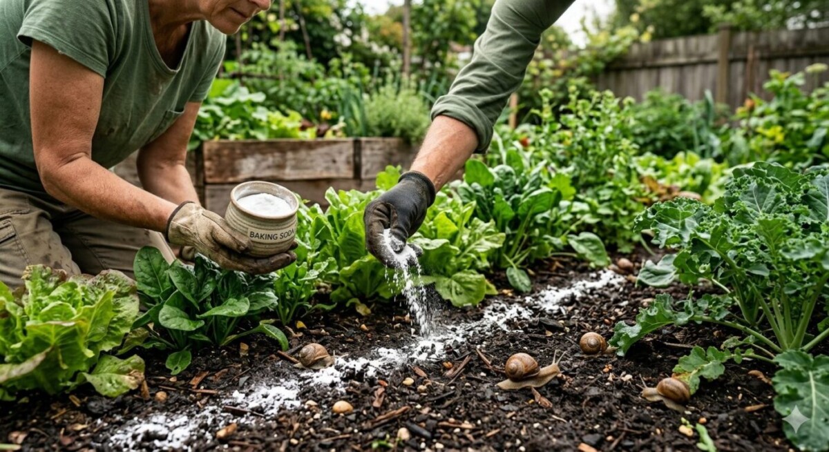 Bicarbonate de soude contre les escargots : guide efficace au jardin