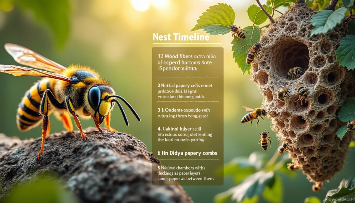 découvrez combien de temps il faut pour construire un nid de frelon, les différentes étapes clés du processus et les facteurs influençant sa durée.