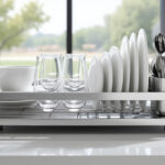 Égouttoir à vaisselle A Tempo Alessi acier inox design 36,5 cm égouttoir à vaisselle a tempo alessi en acier inoxydable, design moderne et compact de 36,5 cm, idéal pour un séchage efficace et une cuisine élégante.