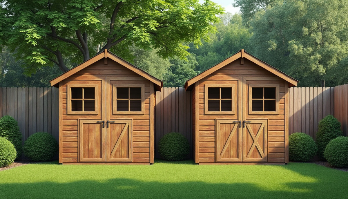 découvrez si vous pouvez installer deux abris de jardin de 5m² sans avoir besoin d'une autorisation administrative et quelles réglementations s'appliquent.