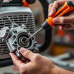 Réglage carburateur tronçonneuse Husqvarna : guide simple et efficace apprenez à régler facilement le carburateur de votre tronçonneuse husqvarna grâce à notre guide simple et efficace, pour une performance optimale et un démarrage facile.