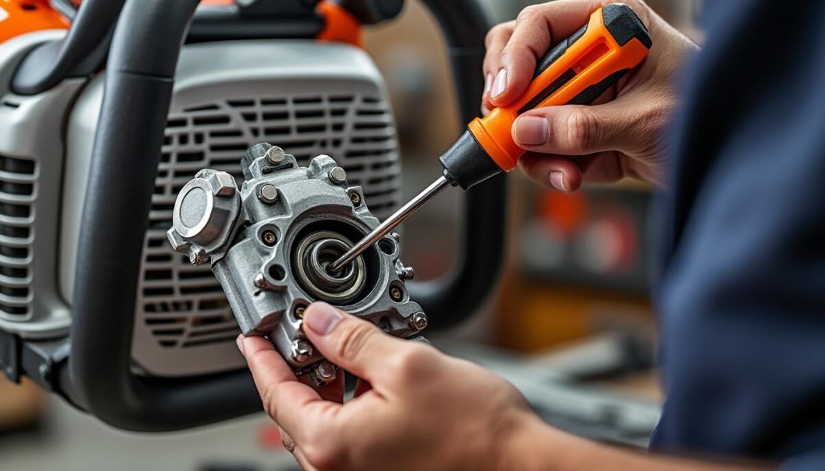 apprenez à régler facilement le carburateur de votre tronçonneuse husqvarna grâce à notre guide simple et efficace, pour une performance optimale et un démarrage facile.