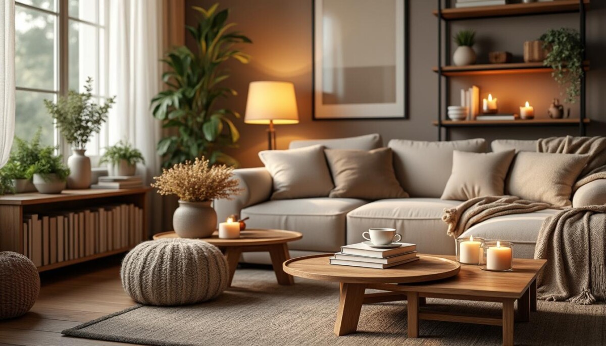 découvrez nos idées déco pour transformer votre salon en un espace chaleureux, cosy et doux, idéal pour se détendre et recevoir en toute convivialité.