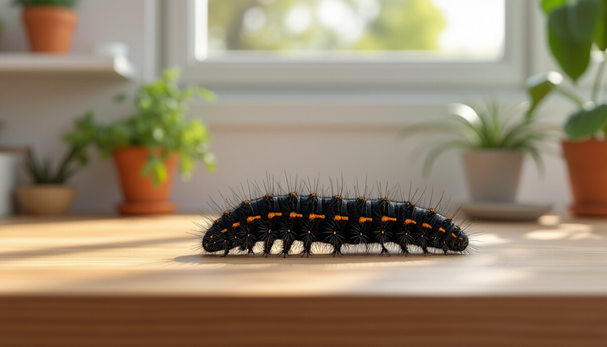 découvrez les causes de la présence de chenilles noires dans la maison, les risques associés et des solutions efficaces pour s'en débarrasser rapidement et en toute sécurité.