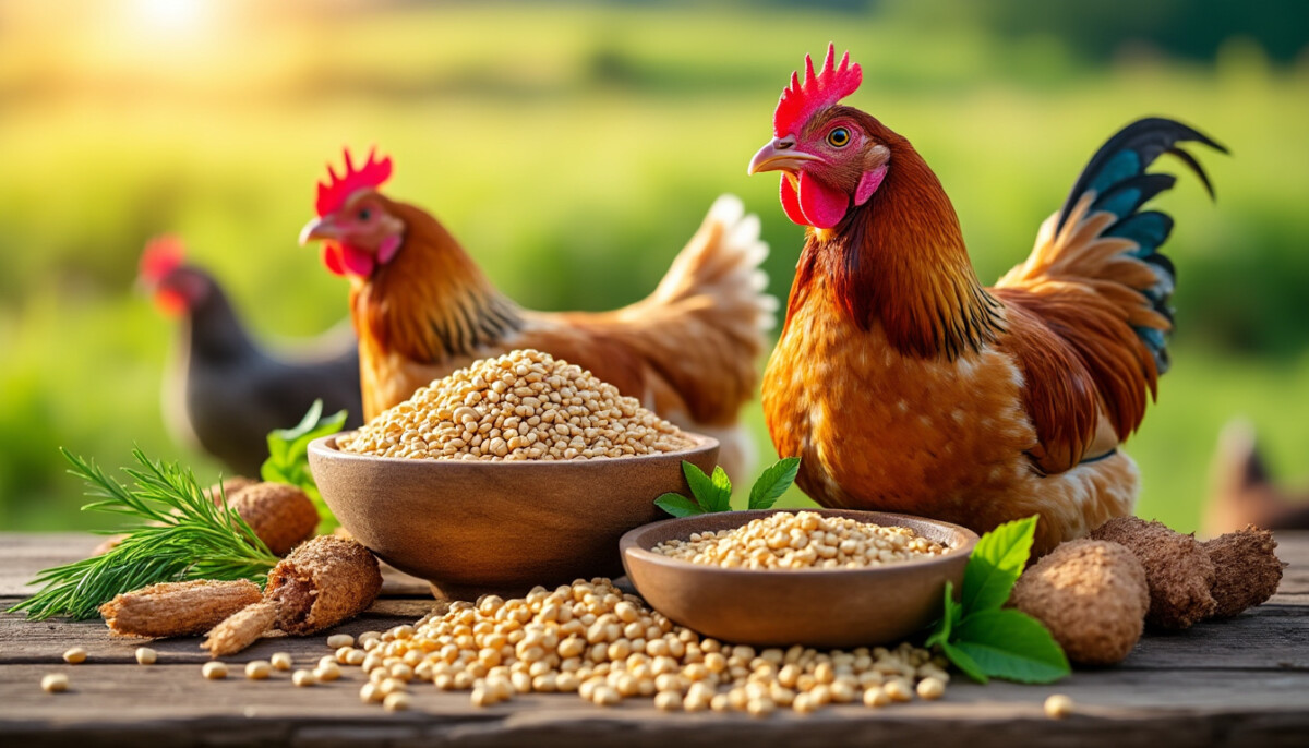 granuplume est un complément naturel spécialement conçu pour améliorer la qualité du plumage des volailles, favorisant leur santé et leur bien-être au quotidien.