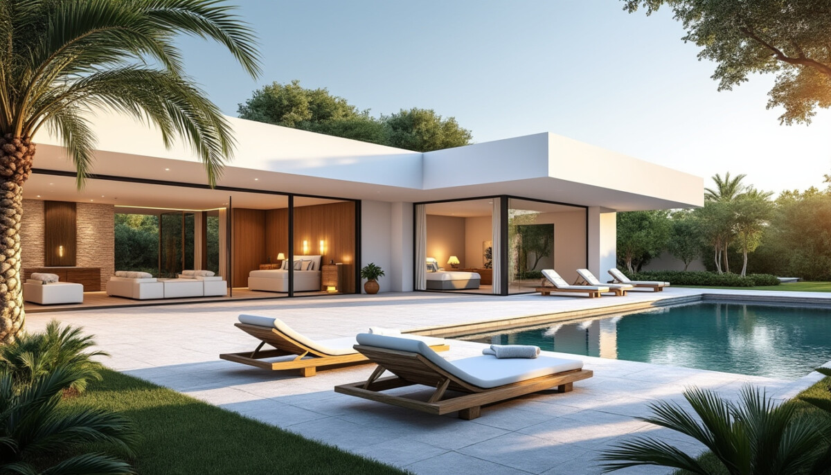 découvrez la villa alma da comporta, une location de luxe avec piscine privée et 5 chambres spacieuses, idéale pour un séjour exclusif et confortable en pleine nature.