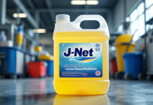 Eau de javel gros travaux J-Net : puissant nettoyant concentré 5L eau de javel j-net 5l pour gros travaux : nettoyant puissant et concentré idéal pour désinfecter et détacher efficacement toutes surfaces.